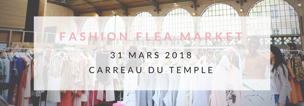 vide dressing géant Violette Sauvage Fashion Flea Market au Carreau du Temple le 31 mars 2018